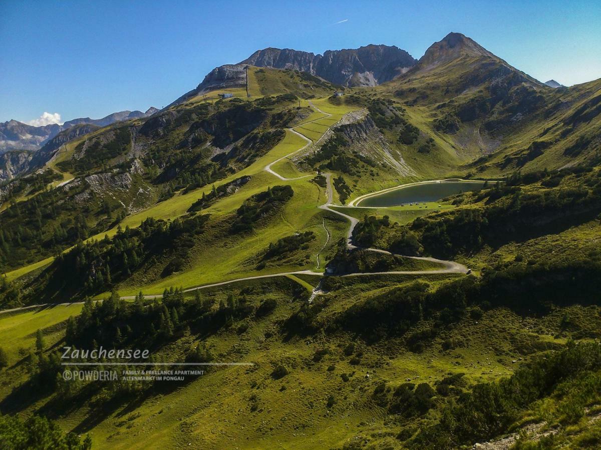 Powderia Family & Freelance Apartment In The Centre Of Ski Amade อัลเทนมาร์คท์ อิม พองเงา ภายนอก รูปภาพ