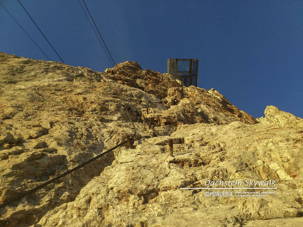 Powderia Family & Freelance Apartment In The Centre Of Ski Amade อัลเทนมาร์คท์ อิม พองเงา ภายนอก รูปภาพ