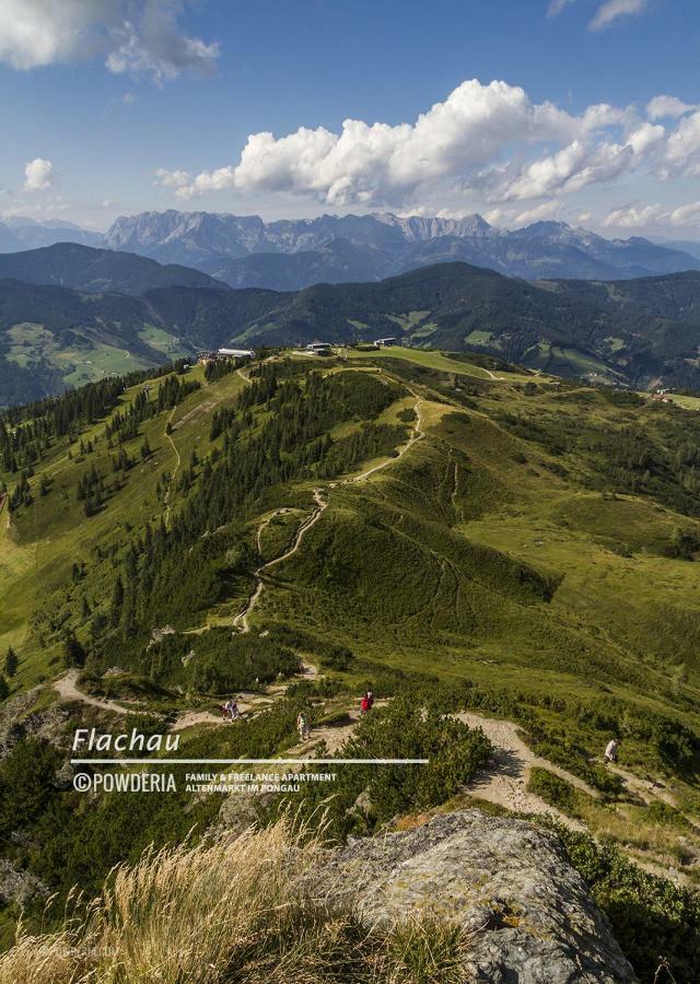 Powderia Family & Freelance Apartment In The Centre Of Ski Amade อัลเทนมาร์คท์ อิม พองเงา ภายนอก รูปภาพ