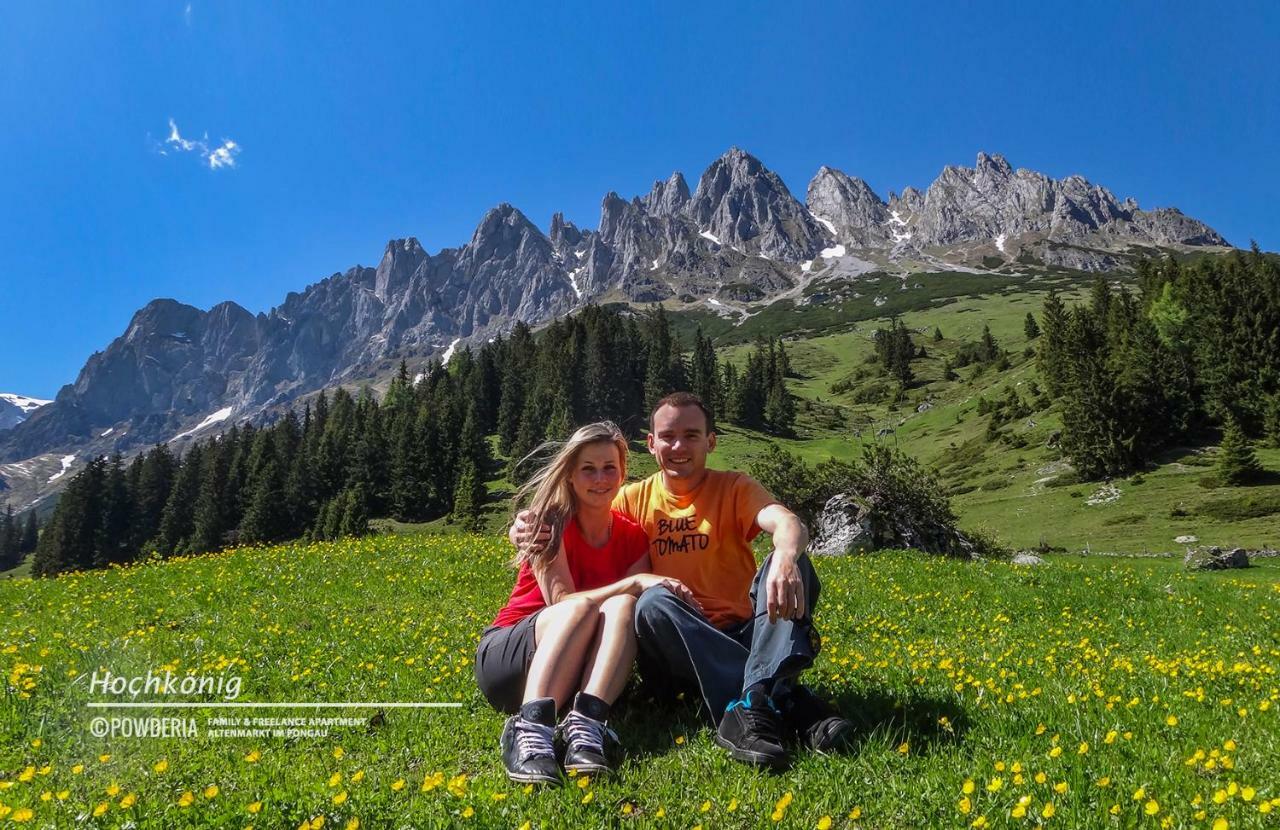 Powderia Family & Freelance Apartment In The Centre Of Ski Amade อัลเทนมาร์คท์ อิม พองเงา ภายนอก รูปภาพ