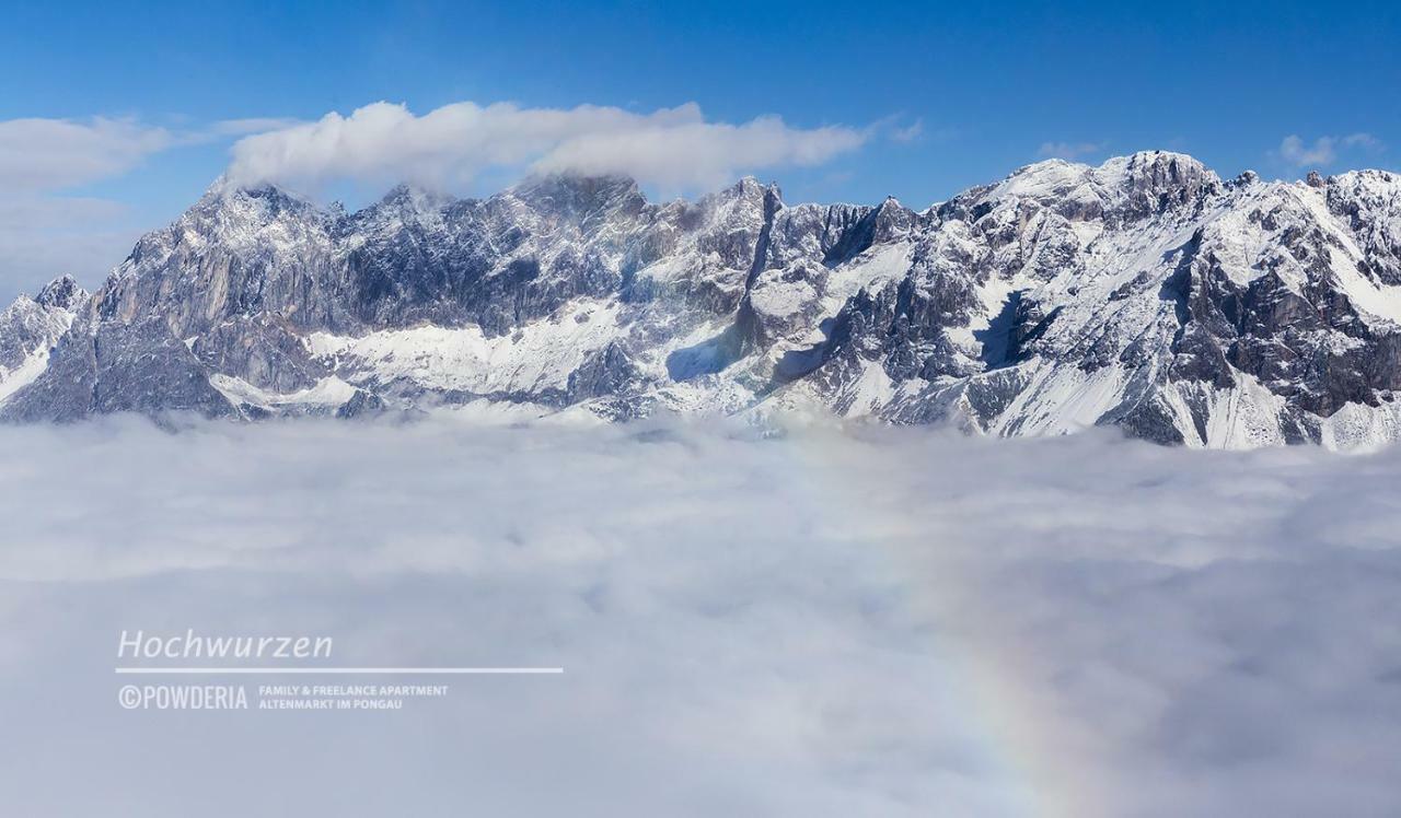 Powderia Family & Freelance Apartment In The Centre Of Ski Amade อัลเทนมาร์คท์ อิม พองเงา ภายนอก รูปภาพ