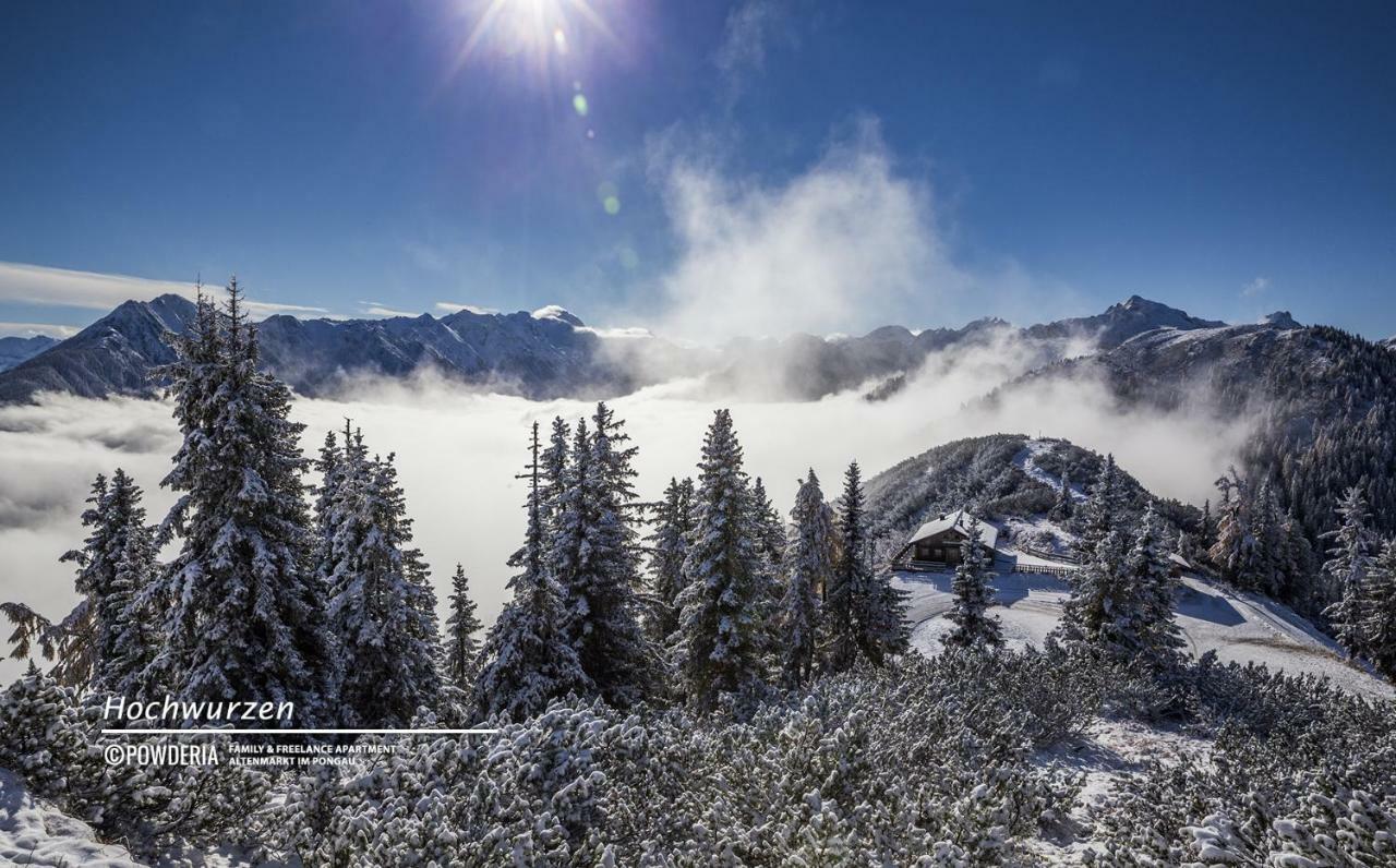 Powderia Family & Freelance Apartment In The Centre Of Ski Amade อัลเทนมาร์คท์ อิม พองเงา ภายนอก รูปภาพ