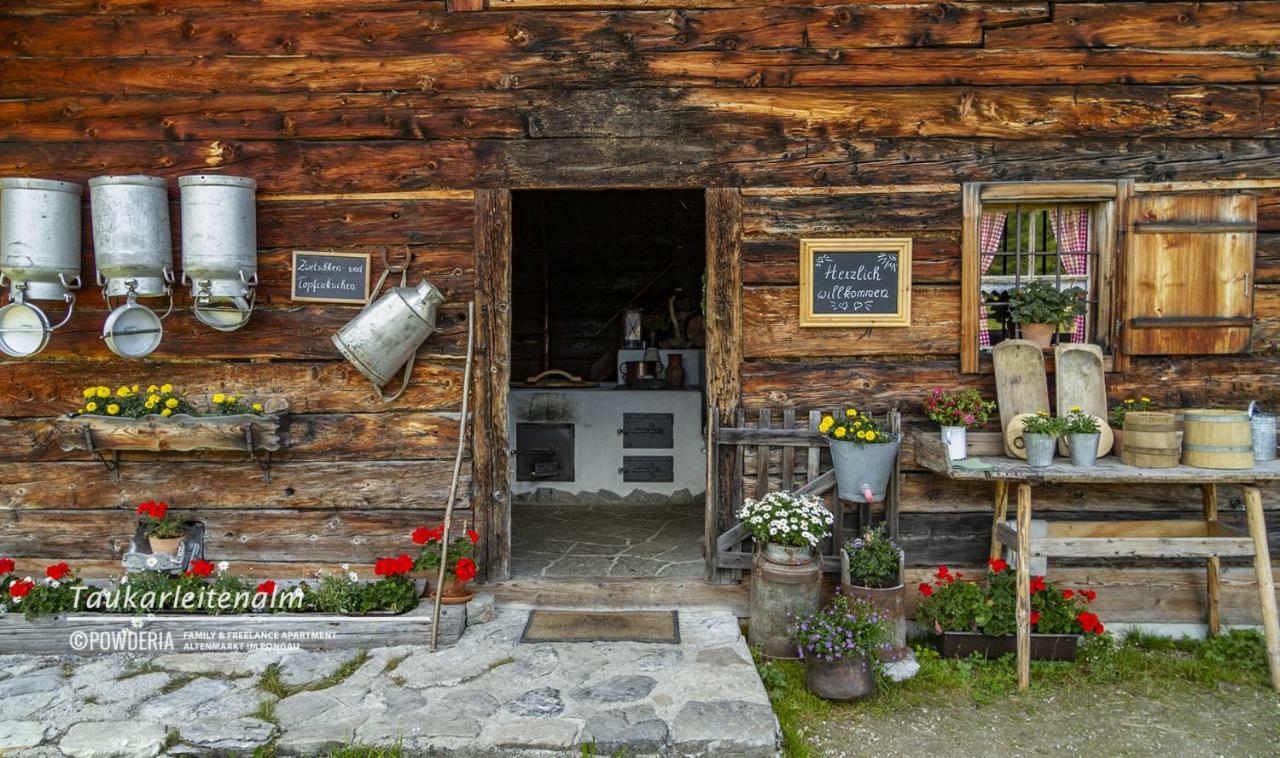Powderia Family & Freelance Apartment In The Centre Of Ski Amade อัลเทนมาร์คท์ อิม พองเงา ภายนอก รูปภาพ