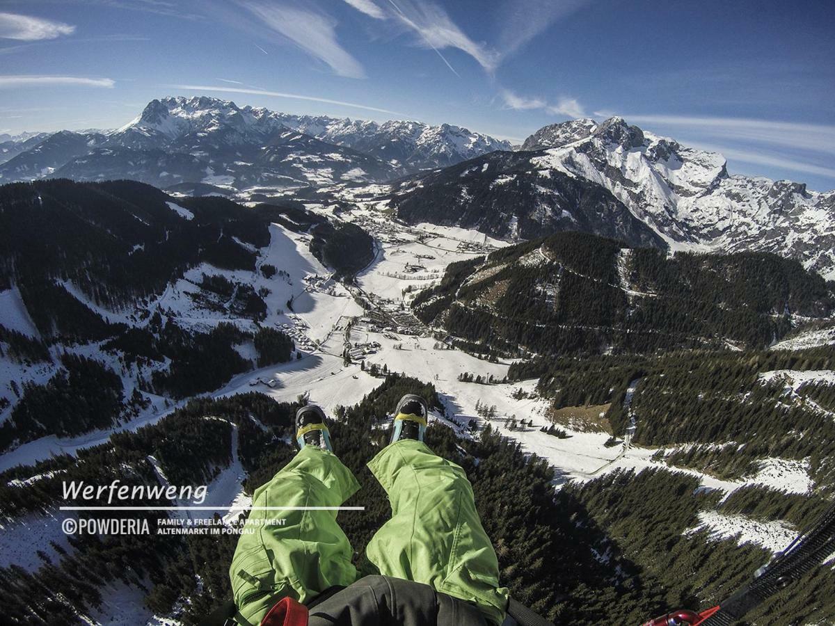 Powderia Family & Freelance Apartment In The Centre Of Ski Amade อัลเทนมาร์คท์ อิม พองเงา ภายนอก รูปภาพ