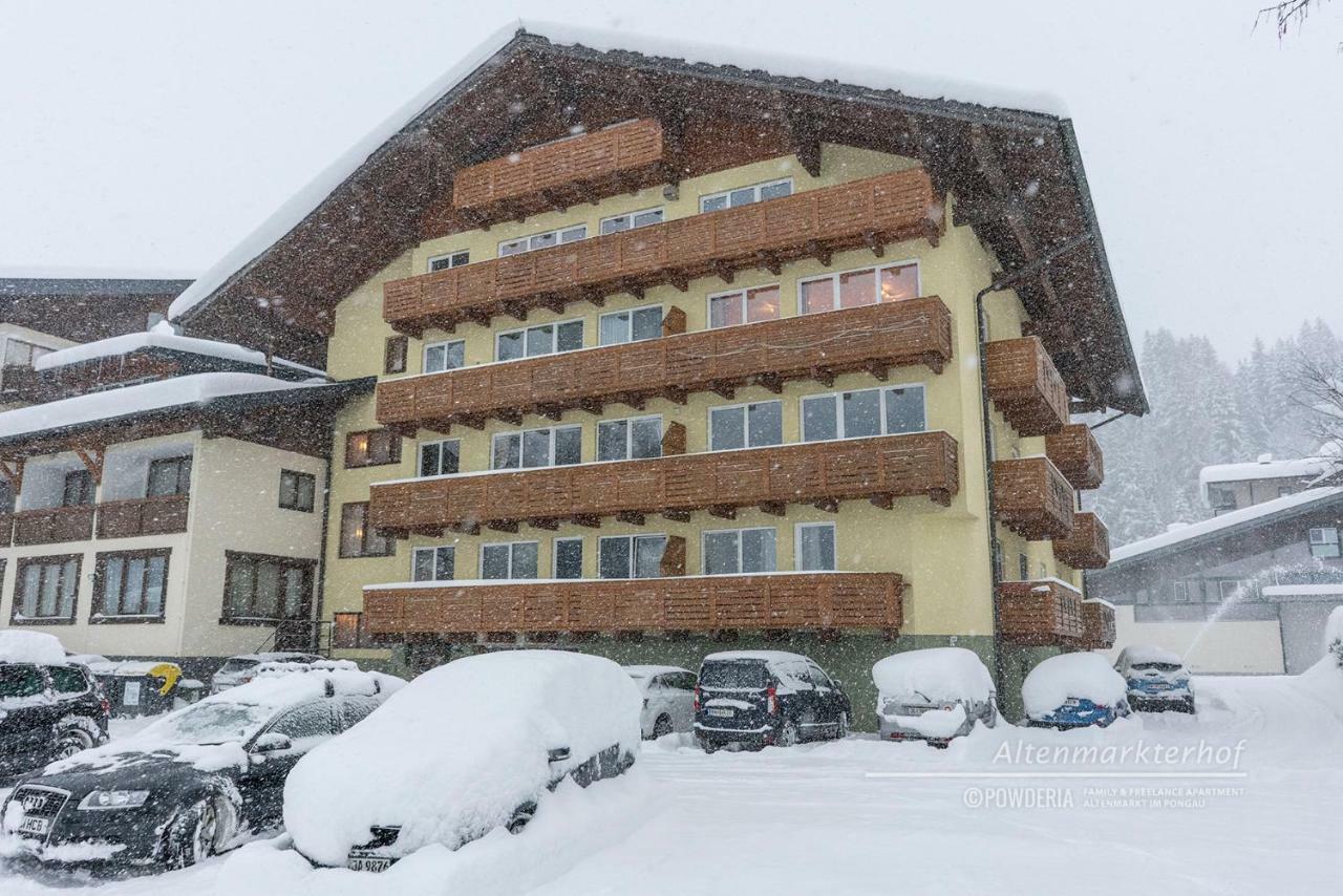 Powderia Family & Freelance Apartment In The Centre Of Ski Amade อัลเทนมาร์คท์ อิม พองเงา ภายนอก รูปภาพ
