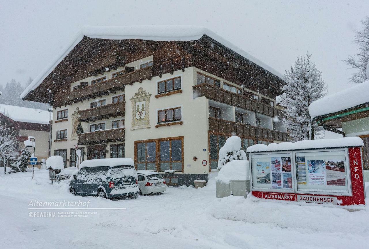 Powderia Family & Freelance Apartment In The Centre Of Ski Amade อัลเทนมาร์คท์ อิม พองเงา ภายนอก รูปภาพ